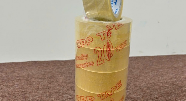Clear packing tape